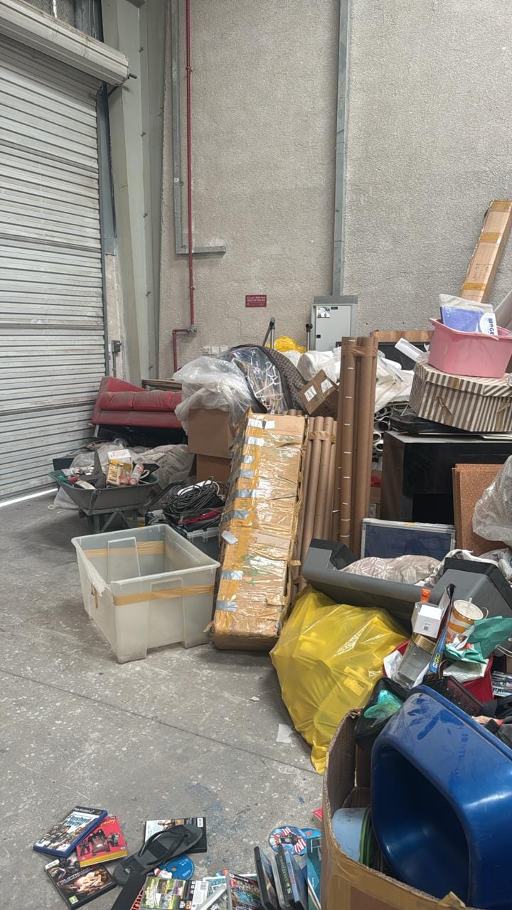 Office clearance service removing desks and equipment in Dubai